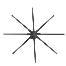 150cm (59 Inch ) Hologram Projector Big Size 3D Hologram Advertising Fan LED Advertising Player