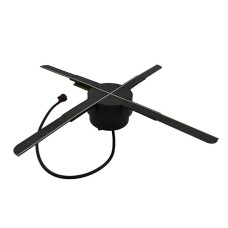 52cm Holographic Fan 3d Hologram Projector HD Good Advertising Animation Wall 3D Hologram Fan Mobile App Control  