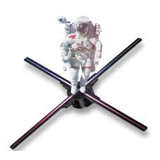 80cm High Quality 3d Fan Hologram 4 Blades Big 3d Hologram Advertising Display Led Fan Mobile Wifi 3d Hologram Fan