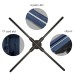 80cm High Quality 3d Fan Hologram 4 Blades Big 3d Hologram Advertising Display Led Fan Mobile Wifi 3d Hologram Fan