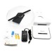 32cm 3D Desktop Version Led Fan With Protection Cover